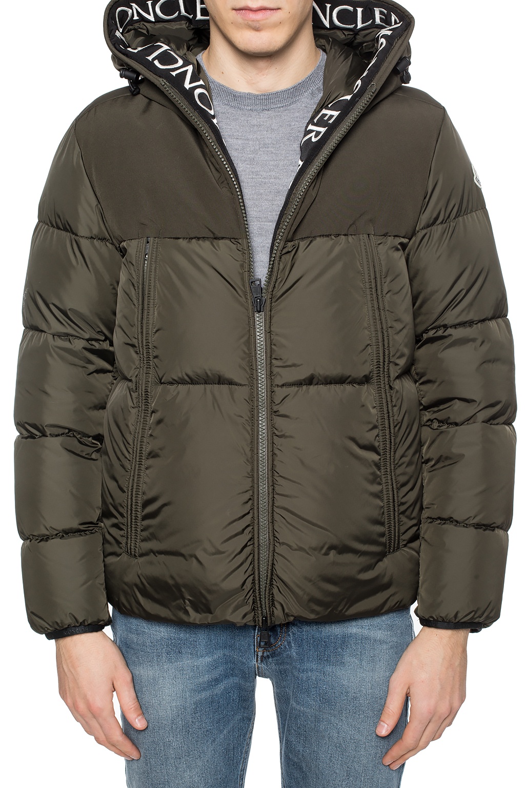 Moncler montclar hooded padded jacket best sale